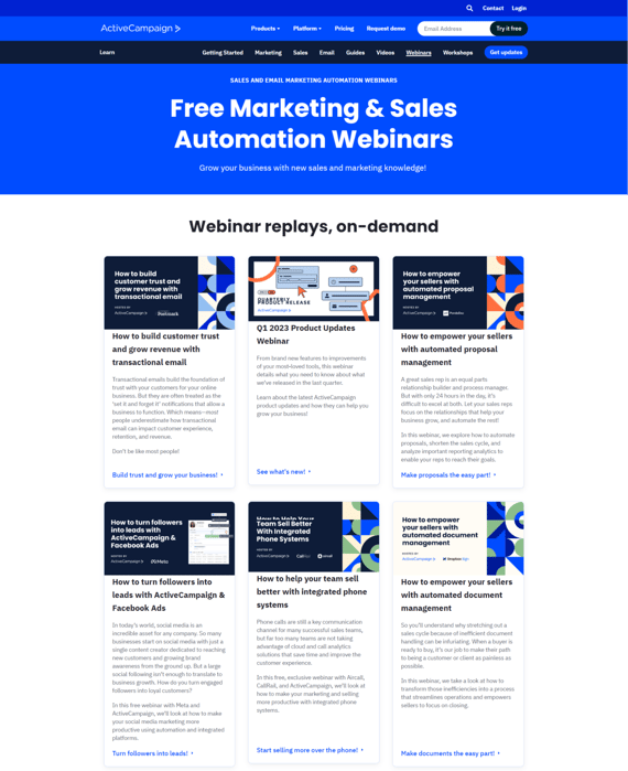 ActiveCampaign-on-demand-webinars