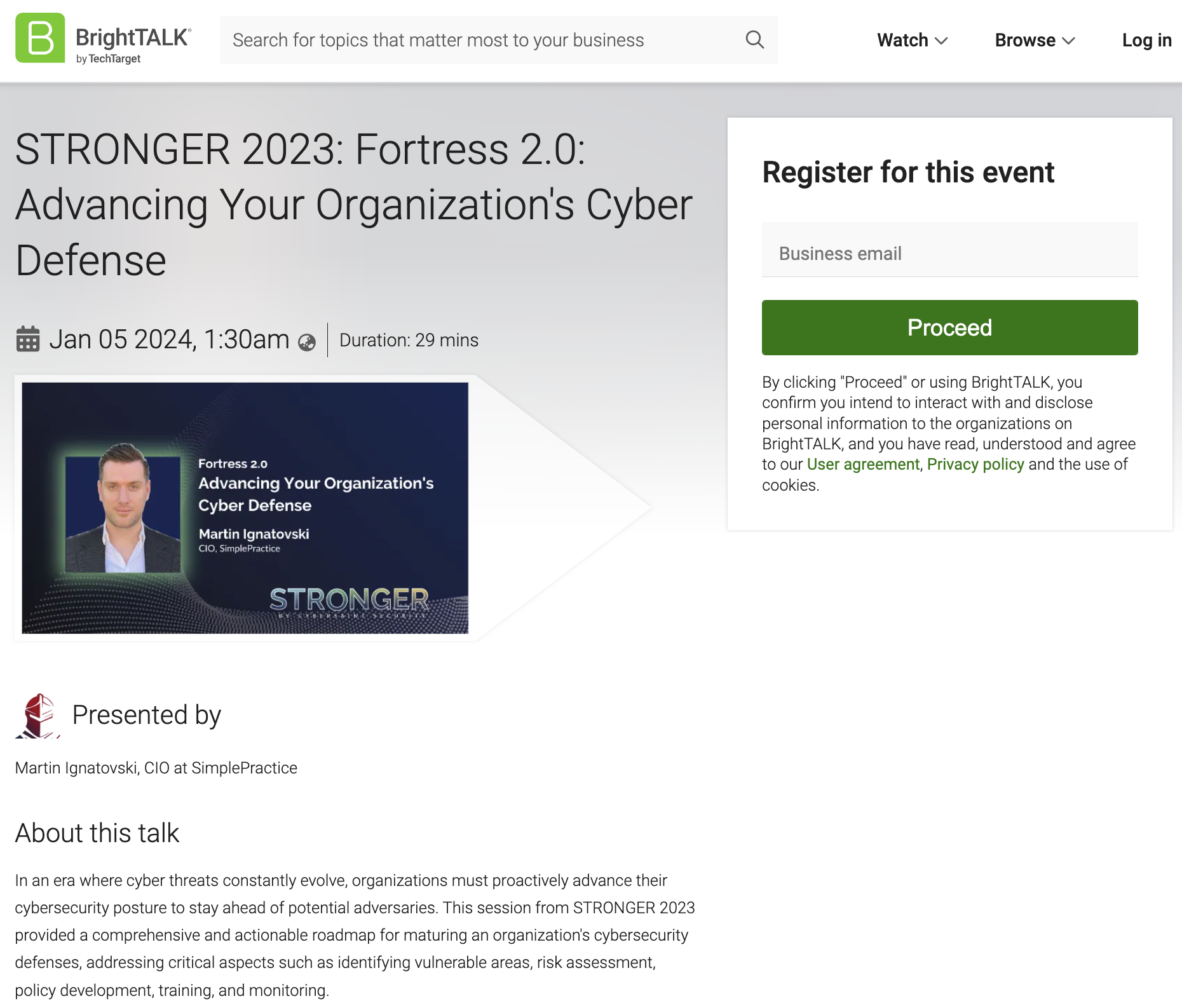 BrightTALK-webinar-landing-page