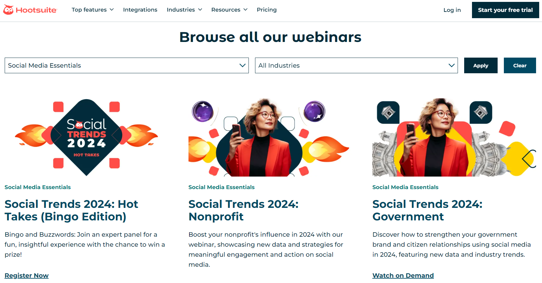Hootsuite-webinars