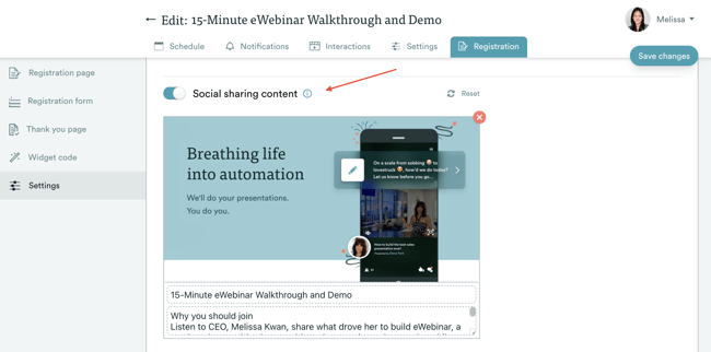 Contenu des médias sociaux