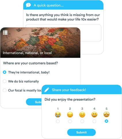 eWebinar interactions