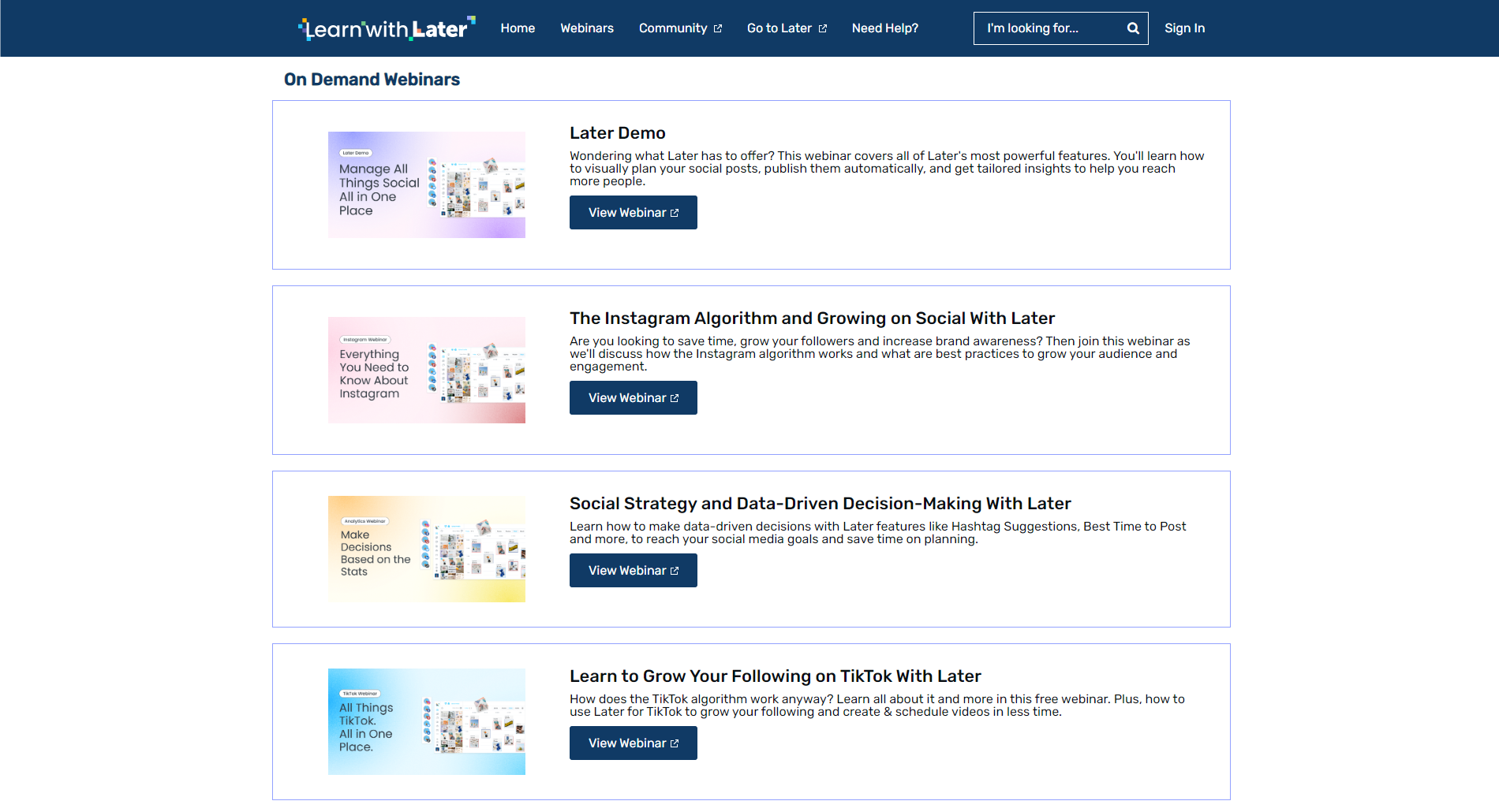Later-on-demand-webinars