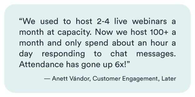 Quote from Anett Vandor from Later