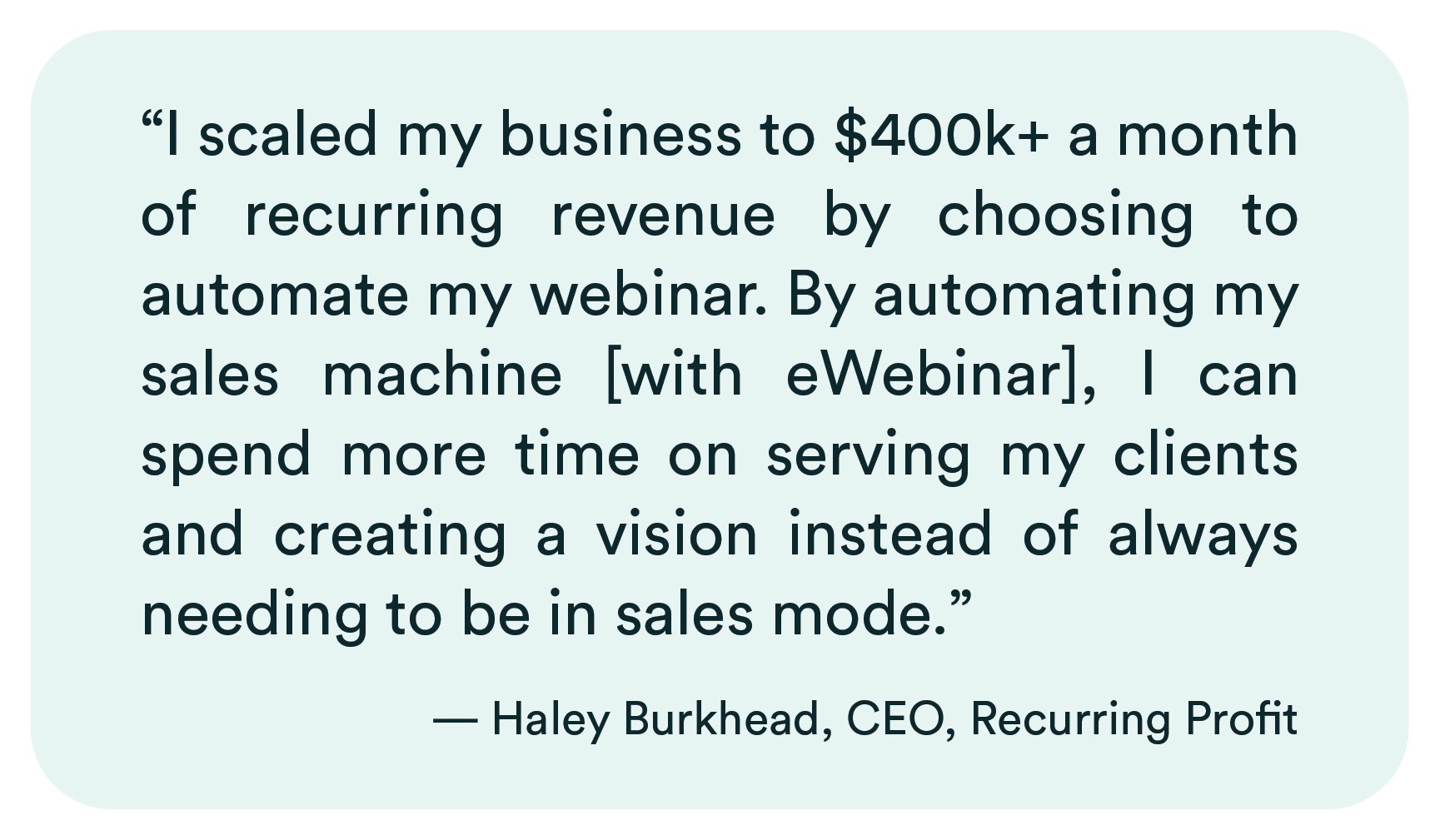 Recurring-Profit-eWebinar-Testimonial-Haley-Burkhead