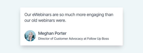 Review by Meghan Porter on engagement