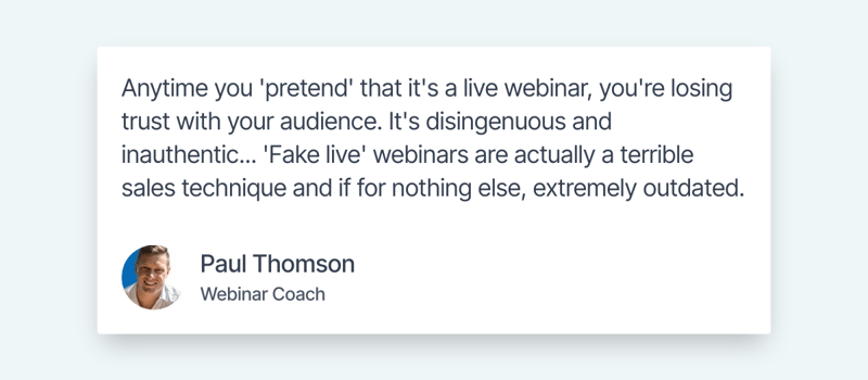 Review by Paul Thomson on better than live