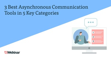 Man explaining top 3 items in virtual presentation