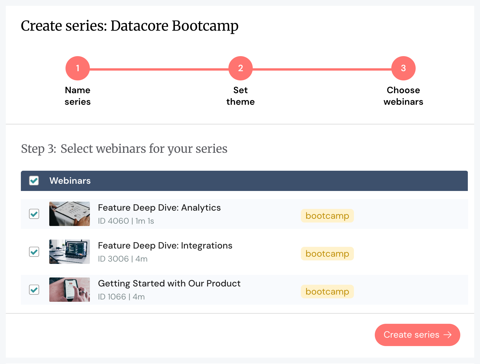 create series simplified v2