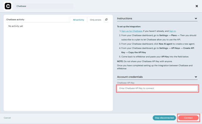 ewebinar chatbase api