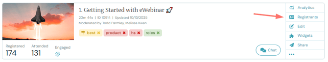 registrants homepage