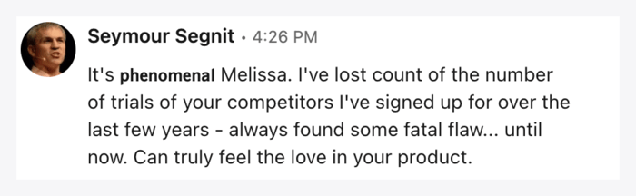 Témoignage de Seymour Segnit