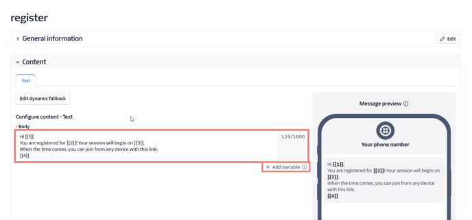 twlio create template 3