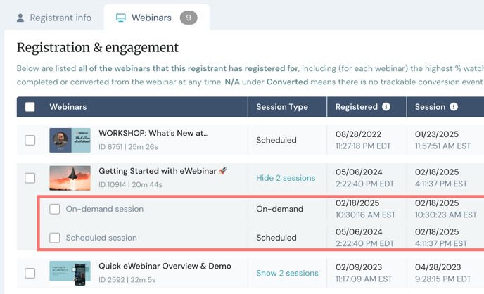 ud analytics - multiple sessions (expanded)